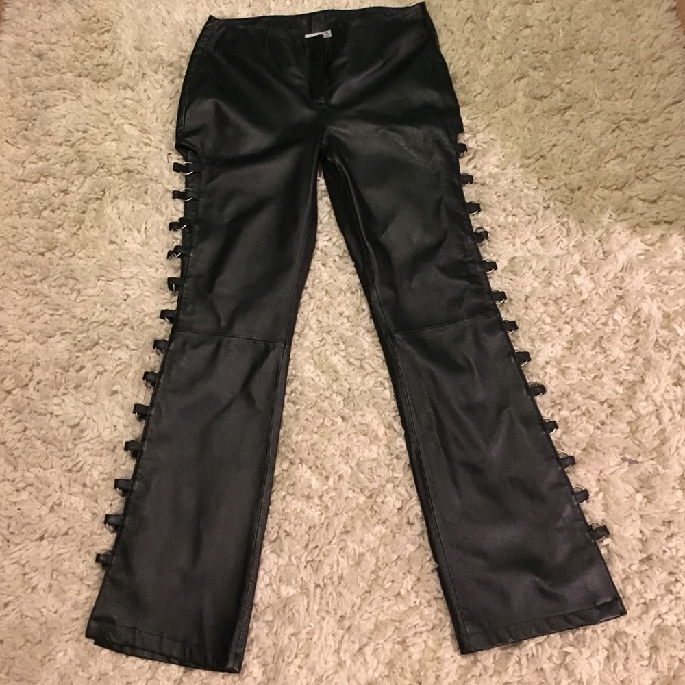 Sexy genuine leather pants Wilsons leather