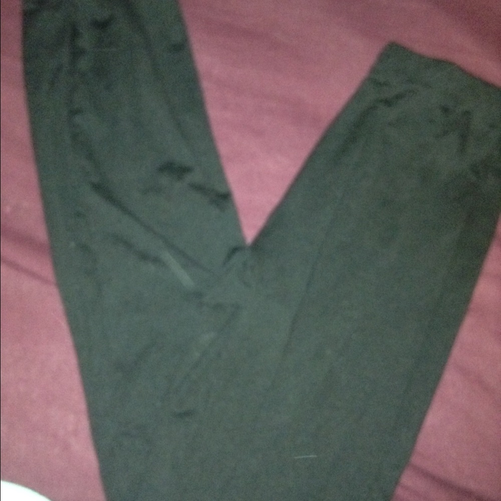 One size black leggings