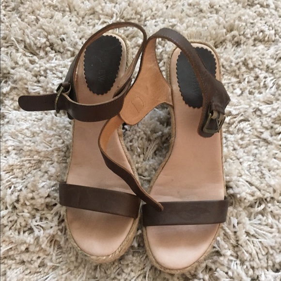 Jcrew wood wedges. Sz. 9 great condition- so cute! - Picture 2 of 3