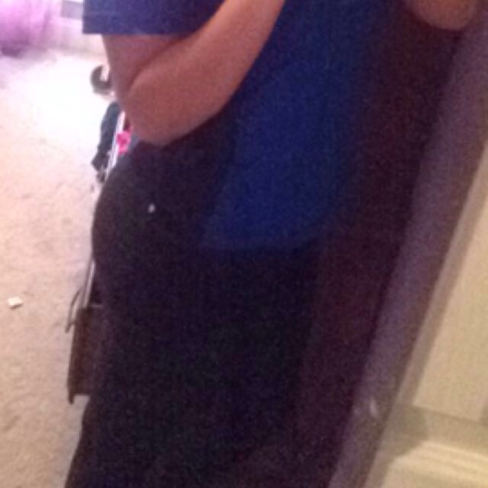 Black gap stretch work pants