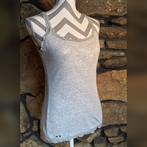 CONVERSE ONE STAR LACE TRIM TANK TOP