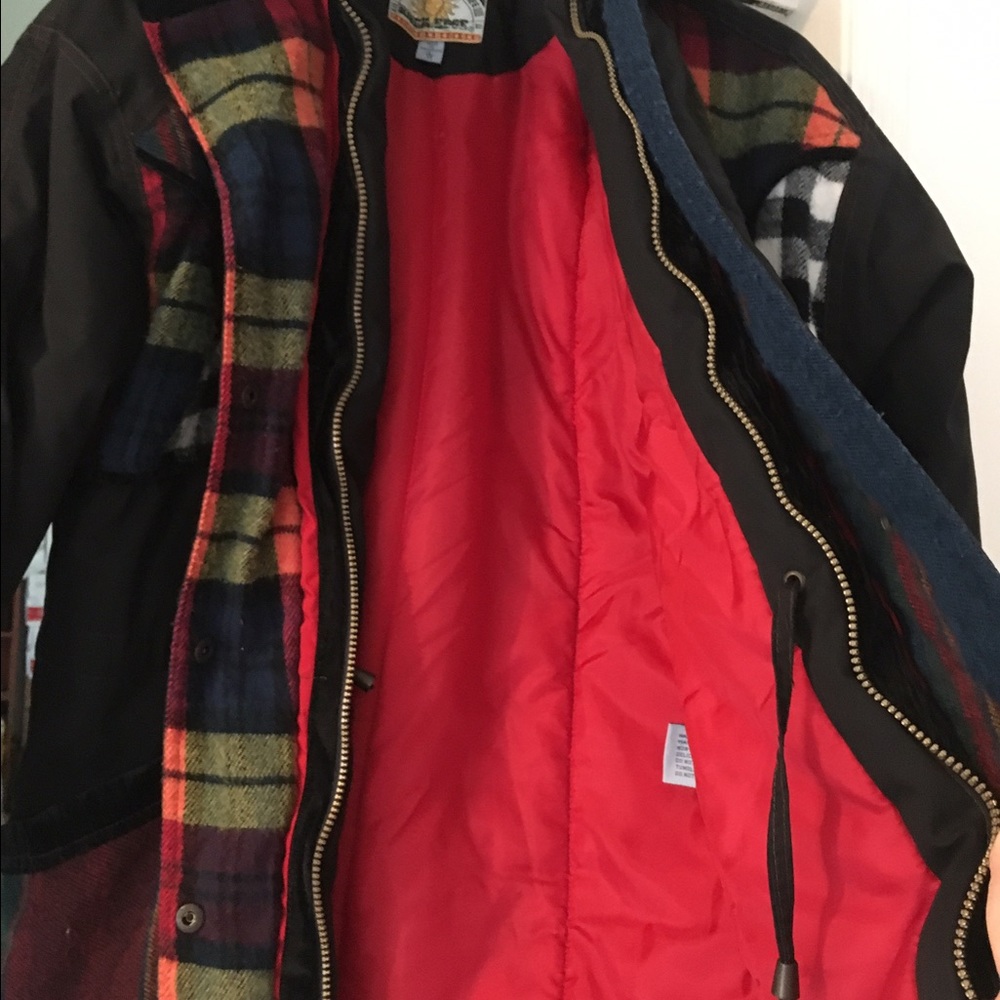 River Edge Wool Patterned Ski Jacket - image 1