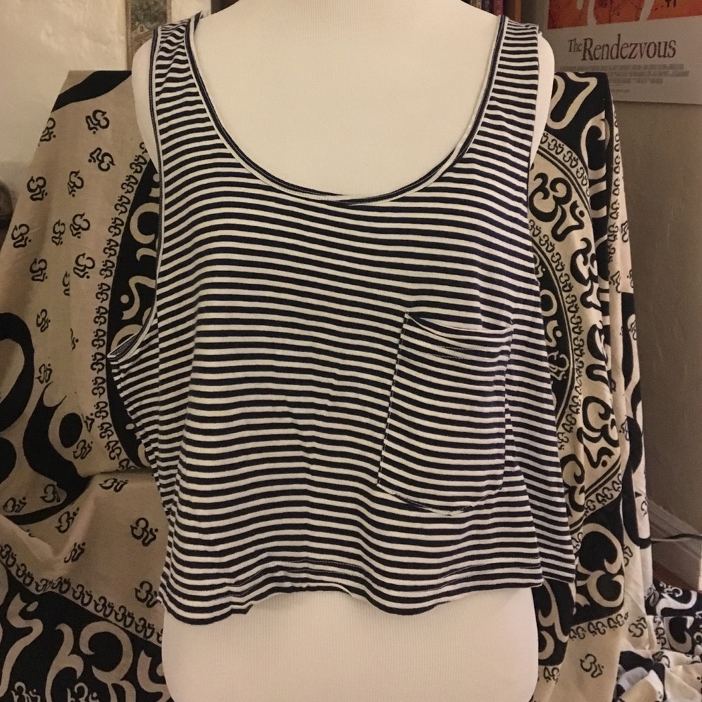 American apparel cropped tank