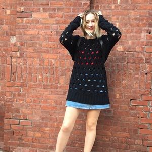 Black All Saints Knitted Sweater