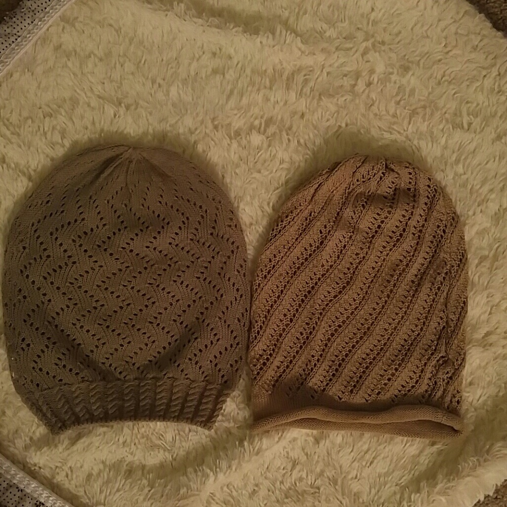 Charlotte Russe Lightweight beanies (set of 2)