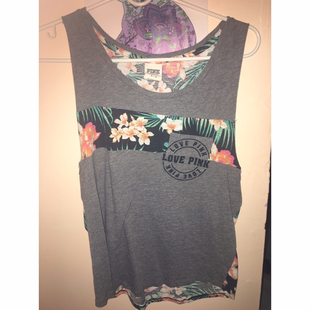 VS PINK Floral Tank