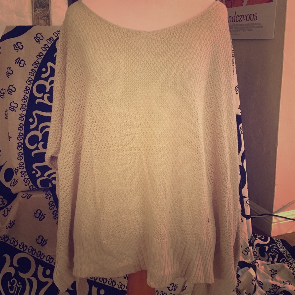 LF beige sweater