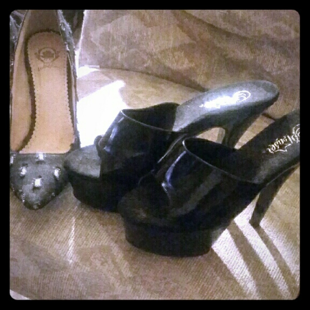 2 pairs of shoes  both for 17