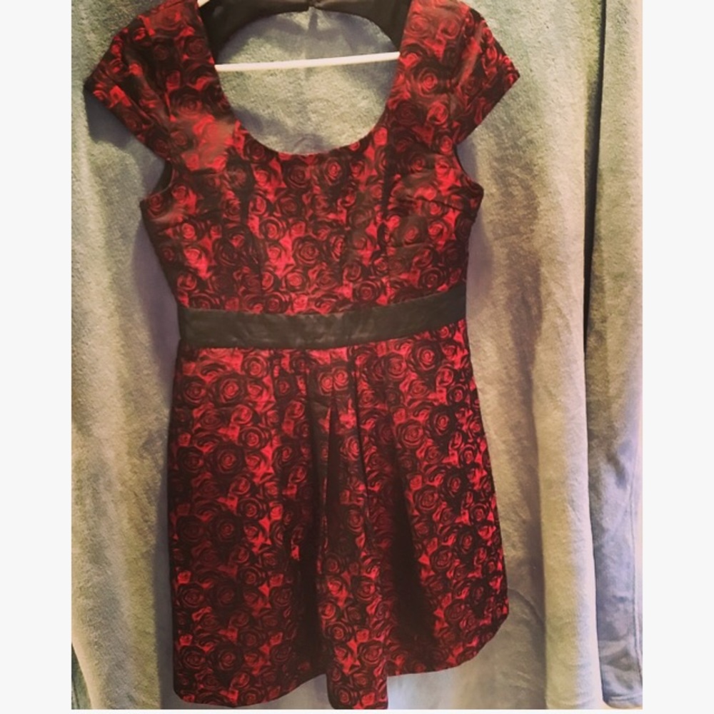 Rose pattern dress from Modcloth