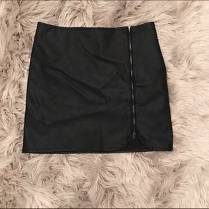 EVERYTHING MUST SELL Leather Skirt (VEGAN)