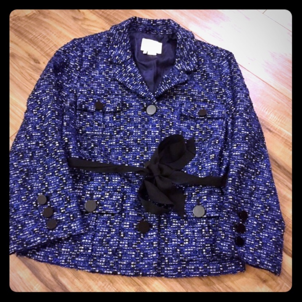 Kate Spade New York Metallic Bouclé Jacket