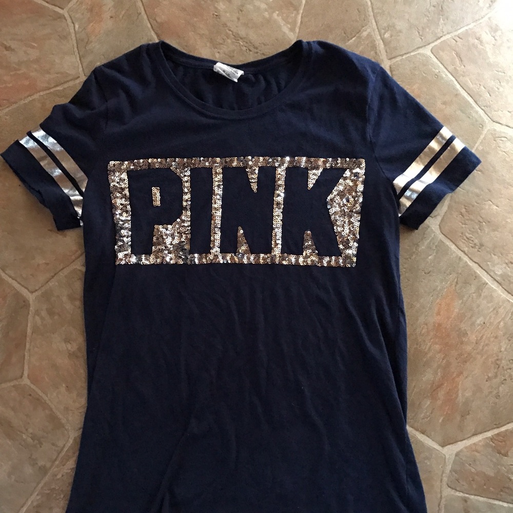VS bling shirt.