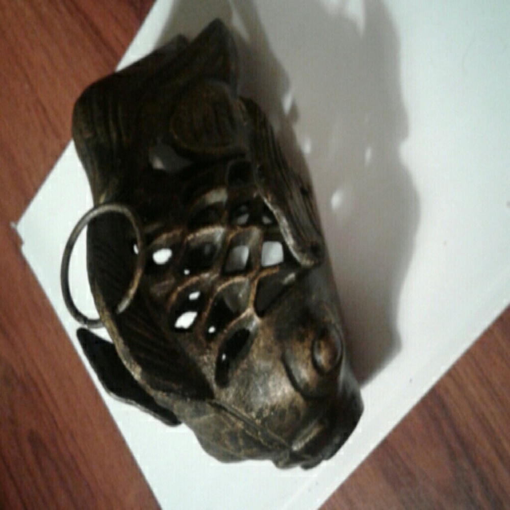 Painted Steel CANDLE Holder