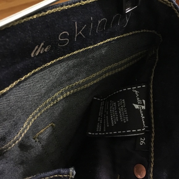 7 for All Mankind skinny jeans - Picture 3 of 3