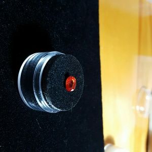 Natural Rare Fancy Oval Cut Orange Red Sapphire