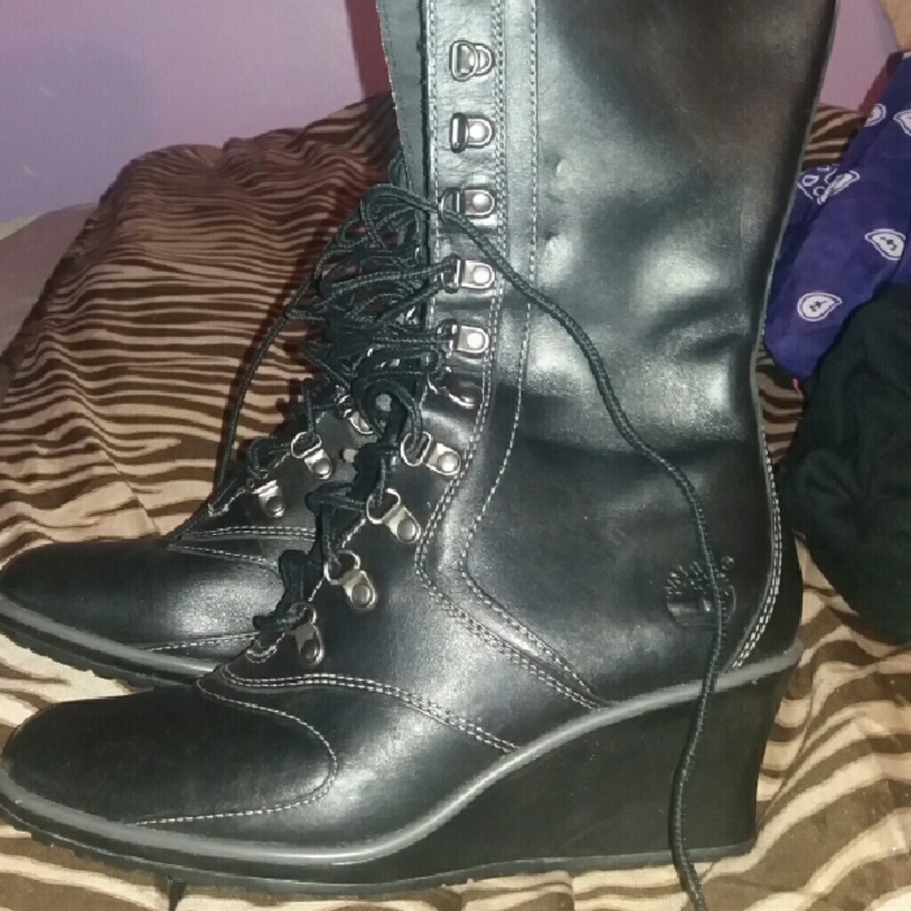 TIMBERLAND HIGH  Lace up BOOTS