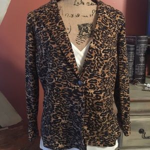 Cheetah print jacket