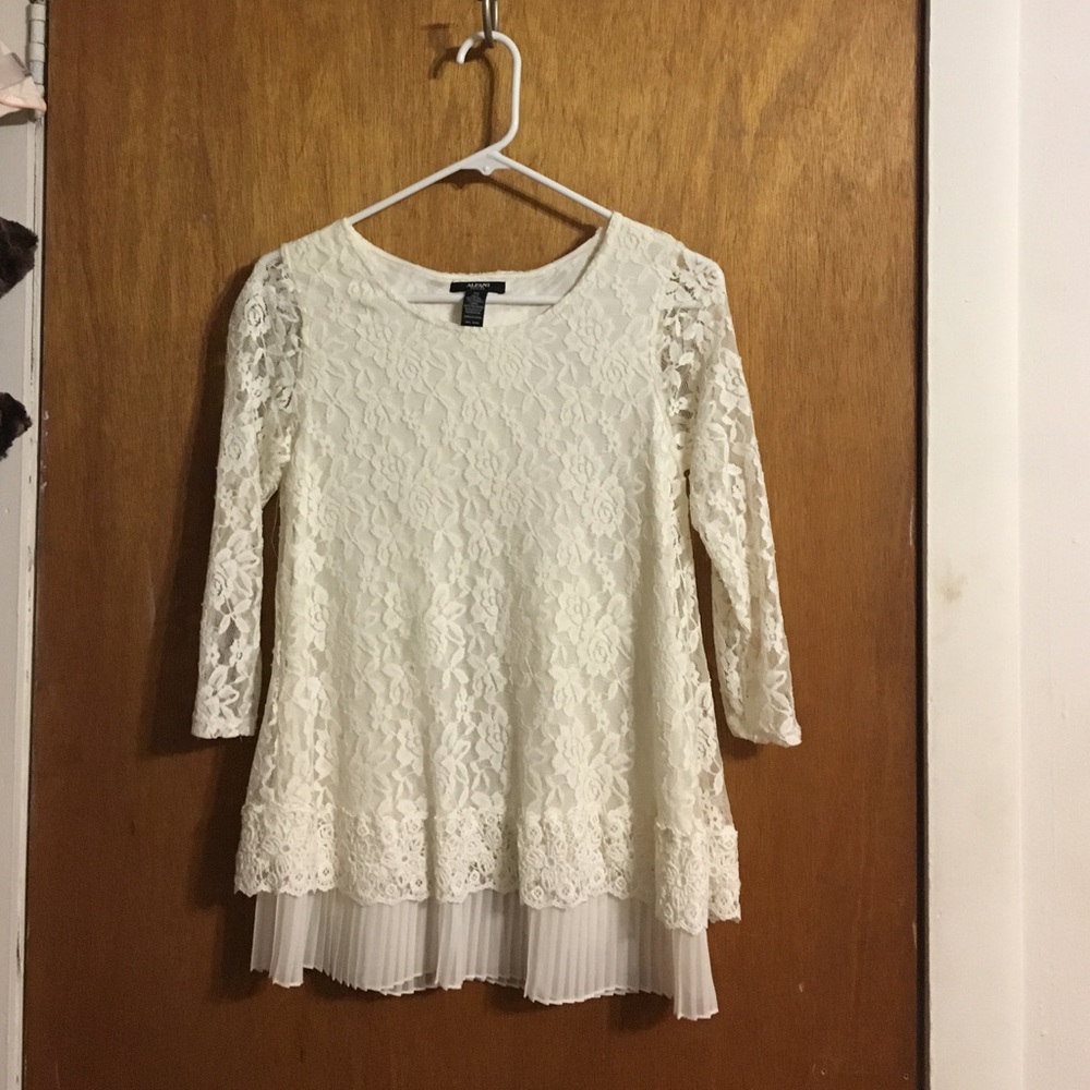 Alfani lace dress shirt