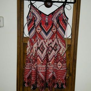 Adorable little aztec mini dress NWT