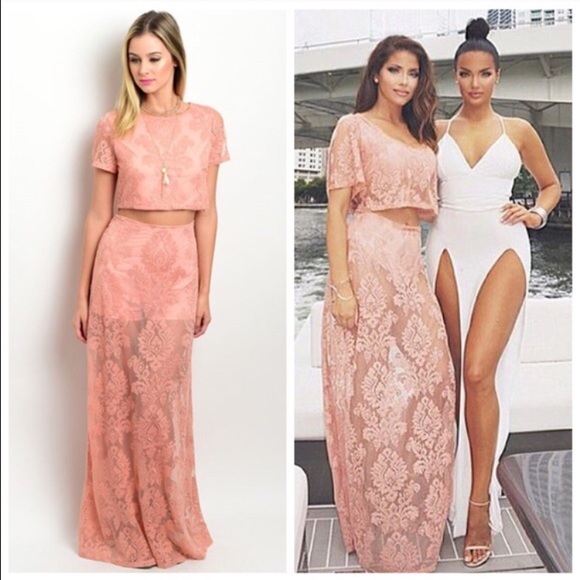 New gorgeous peach set - Picture 4 of 8