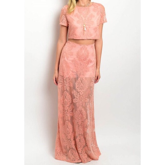 New gorgeous peach set - Picture 2 of 8