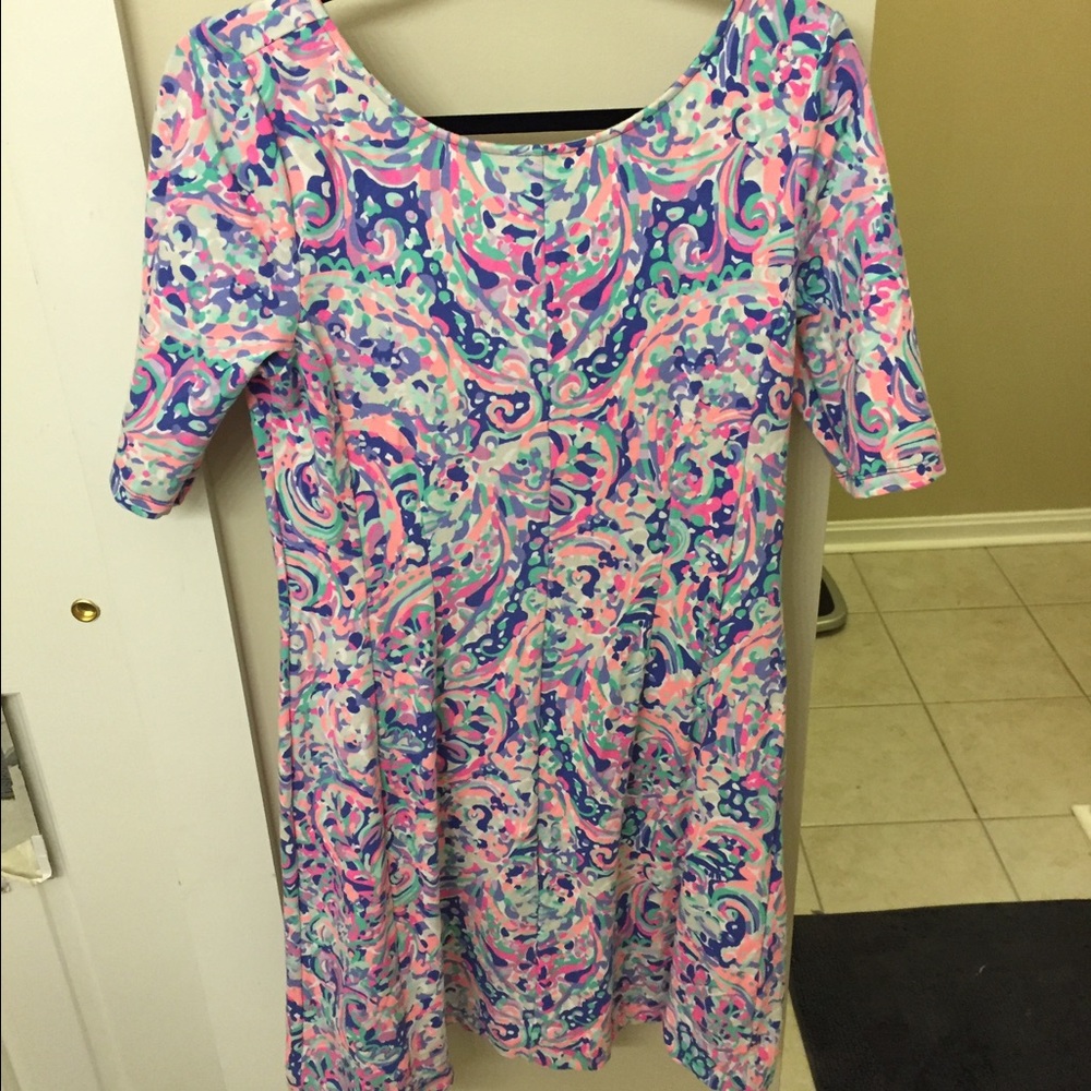 Lilly Pulitzer fit and flare dress Size L
