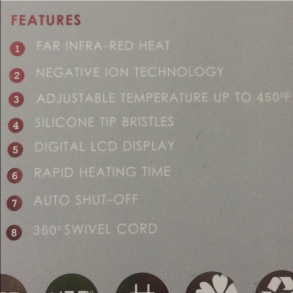 Ionic heat brush.