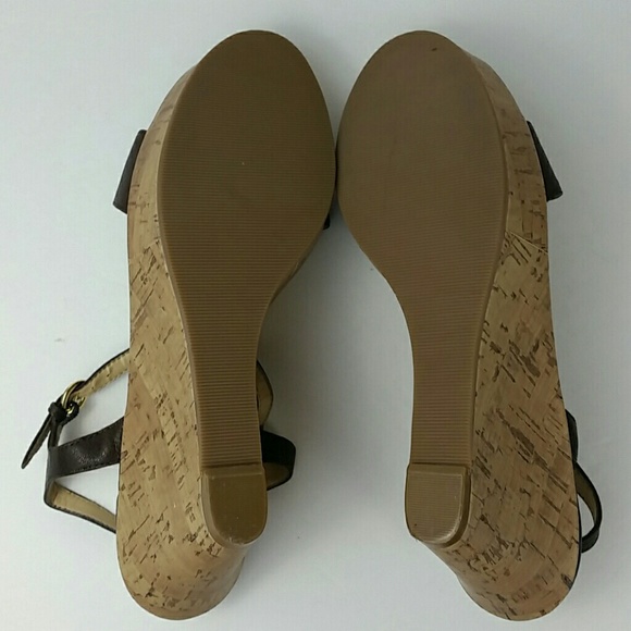 Cork Screw Wedge Sandals size 9 - Picture 3 of 4