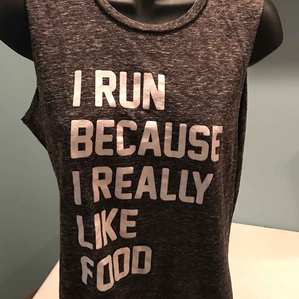 Grey t shirt with my mantra