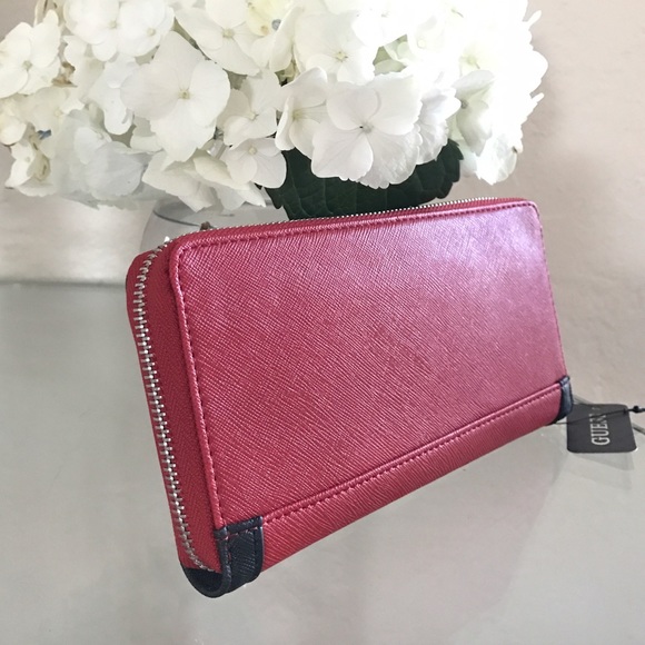 Guess Women's Red and Black Wallet Case - Picture 2 of 4