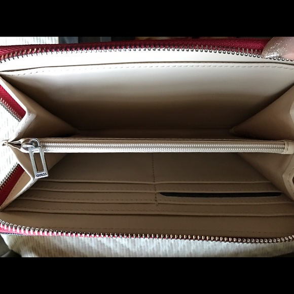 Guess Women's Red and Black Wallet Case - Picture 3 of 4