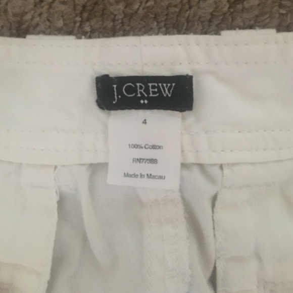 <J crew> white button skirt - Picture 2 of 3