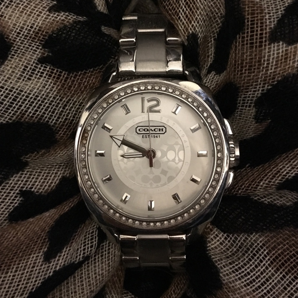 💎 Silver COACH watch💎