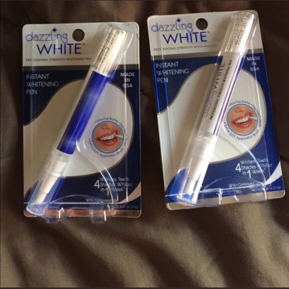two teeth whitening pens