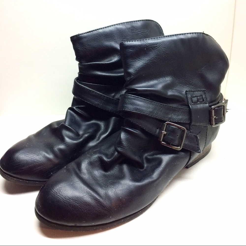 Foxtrot Buckle Ankle Booties