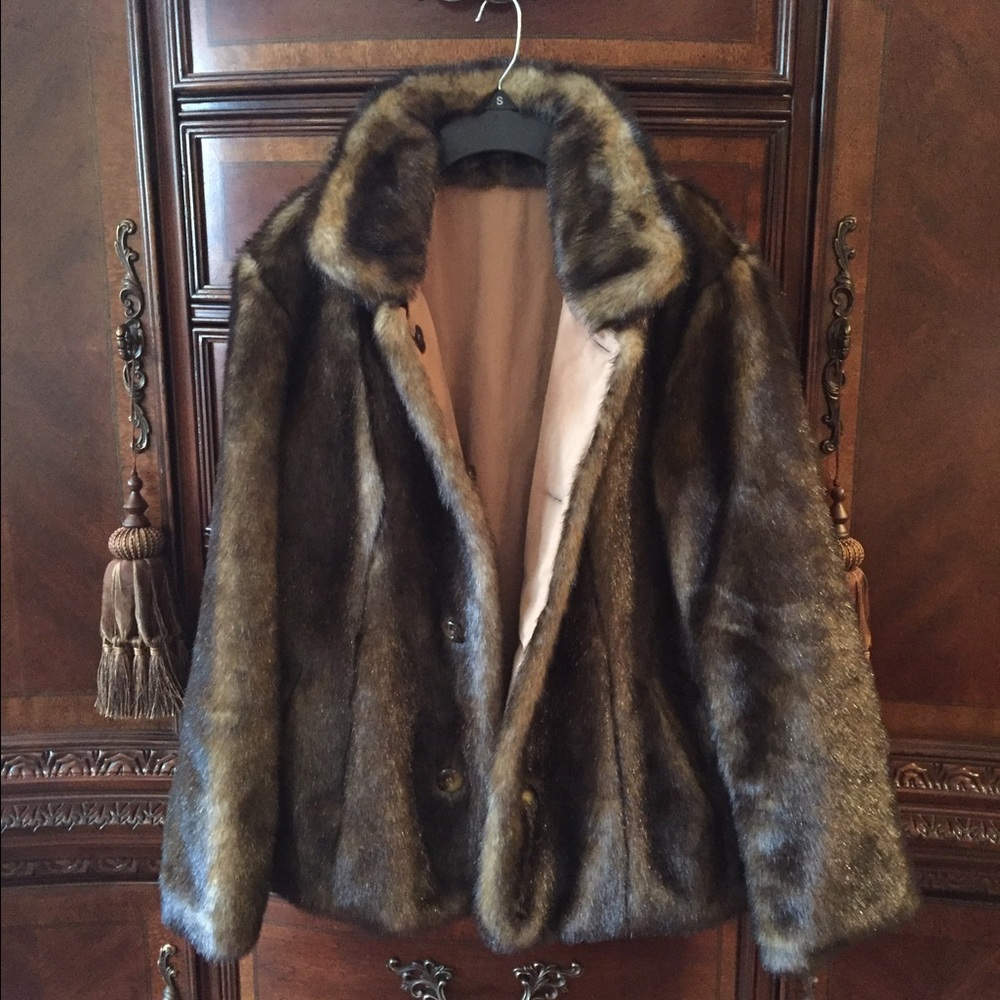 Faux Mink reversible Jacket