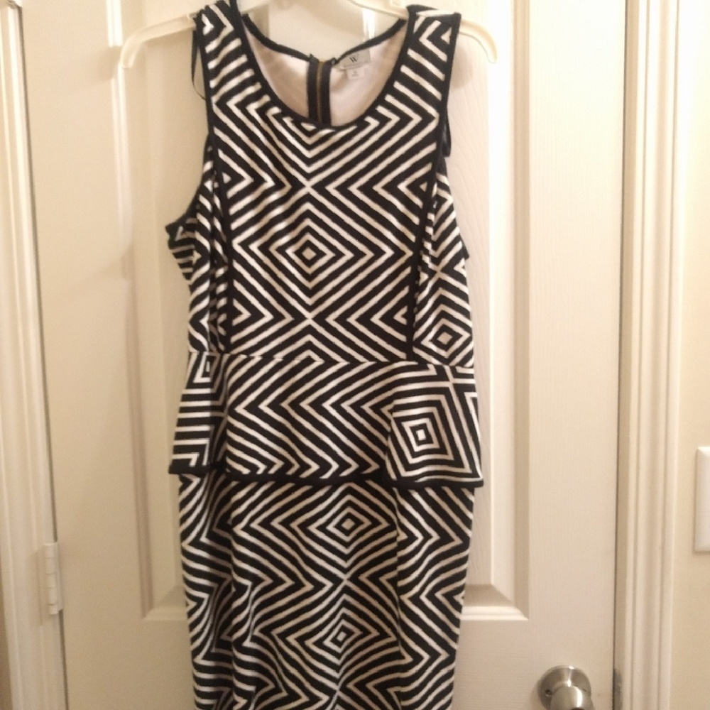Black and white dress
