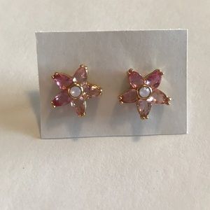 Kate Spade Pink Flower Earrings