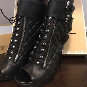 NEW Michael Kors Leather Booties