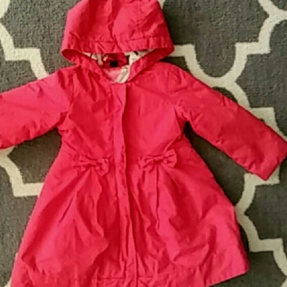 Red baby gap coat 3t