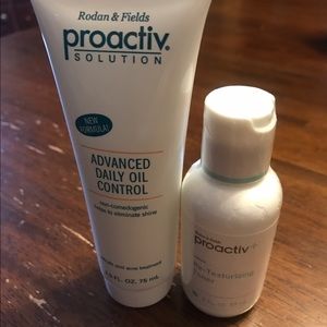 Proactive oil control lotion and proactive + toner
