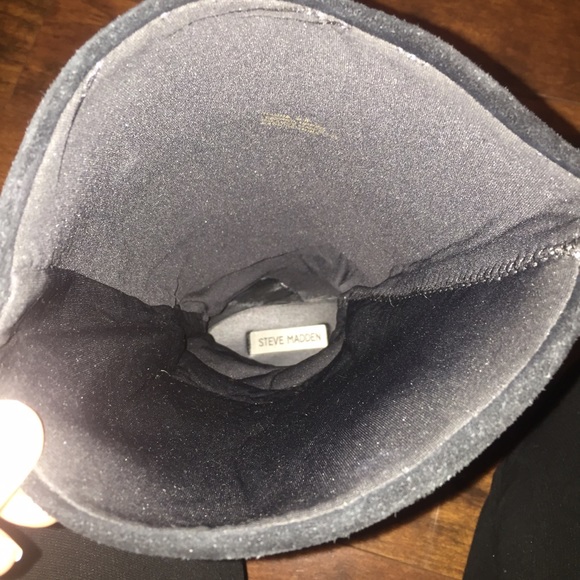 Steve Madden Black Slouchy Boots - Picture 3 of 3