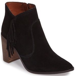 Lucky Brand Suede Booties-NEW