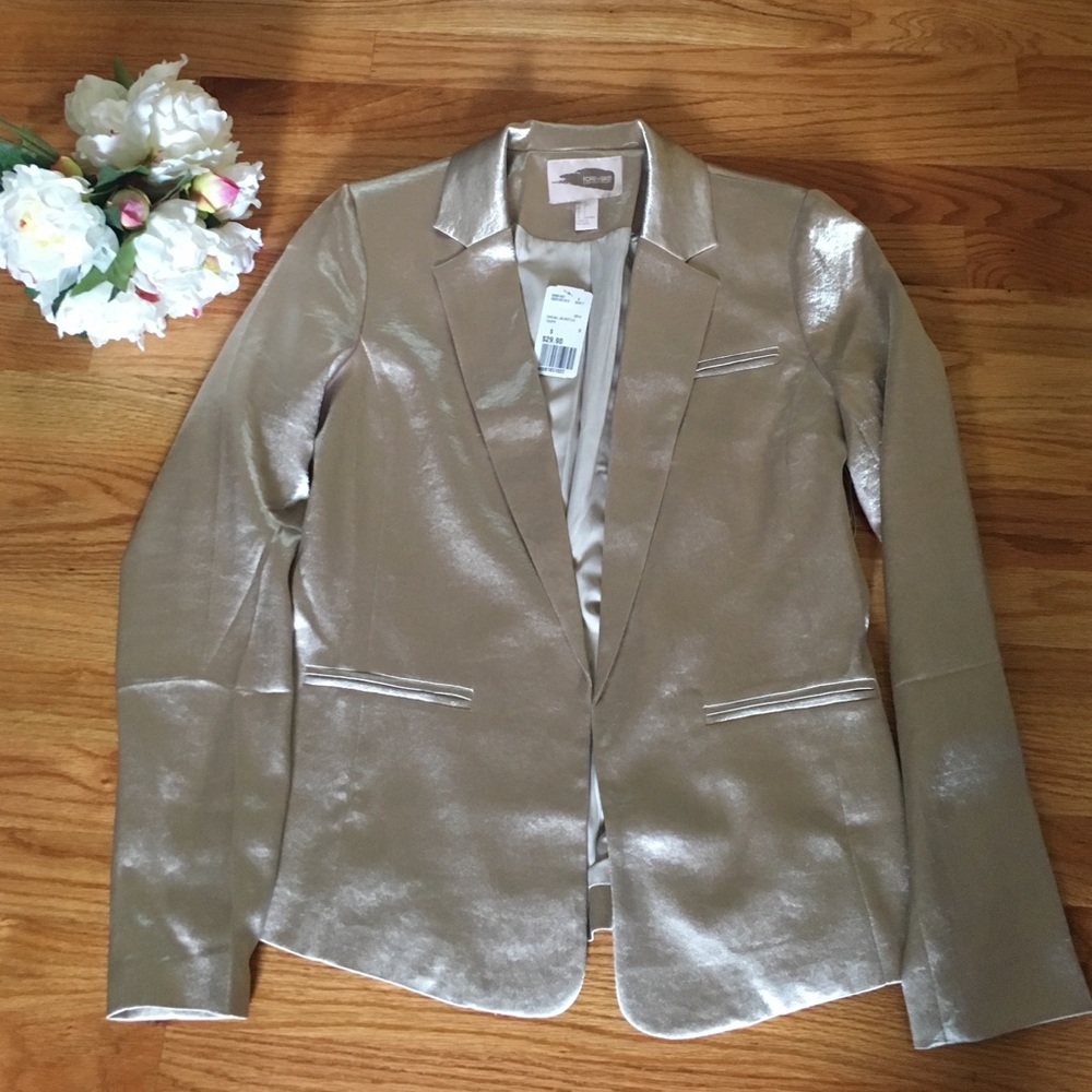 Satin blazer