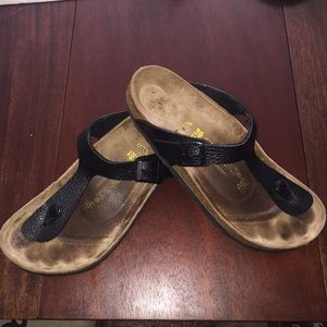 Birkenstock Black Gizeh style