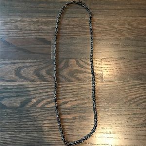 ⚡️SALE ⚡️J crew crystal dark chain link necklace