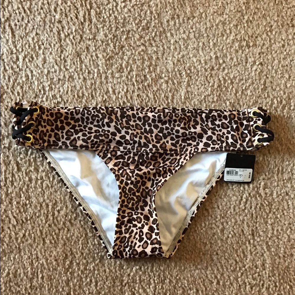 Victoria Secret swim Leopard bikini bottom