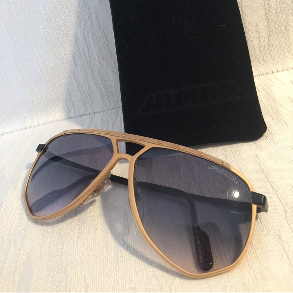 ALPINA gold Sunglasses