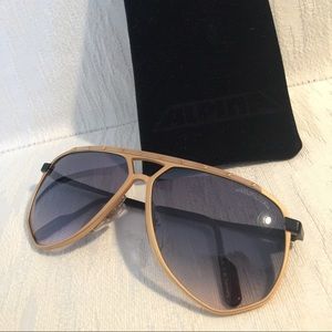 ALPINA gold Sunglasses