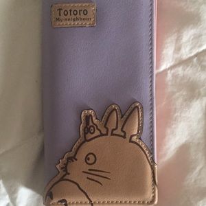 Purple totoro wallet